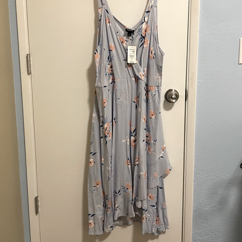 Torrid 4, NWT faux wrap dress